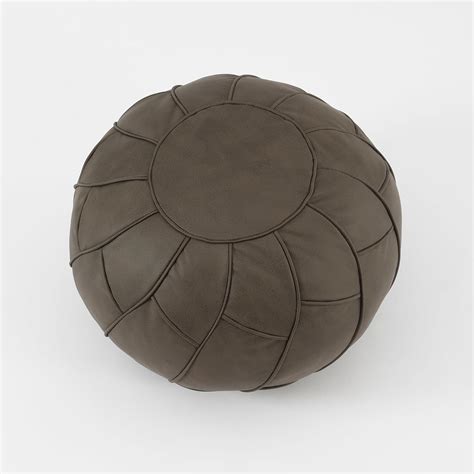 Amazon C Comfortland Unstuffed Pouf Ottoman Faux Leather Poof