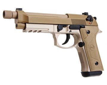 Src M Sr Platinum Gbb Airsoft Pistol Silver Wood Grip Redwolf