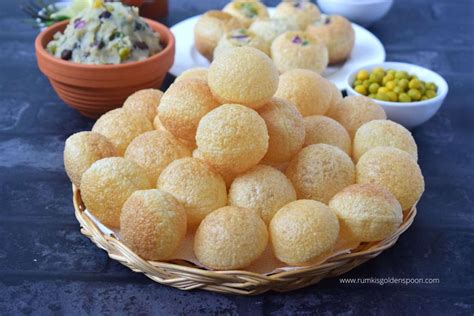 Pani Puri Ki Puri Recipe Golgappa Puri Recipe How To Make Pani Puri