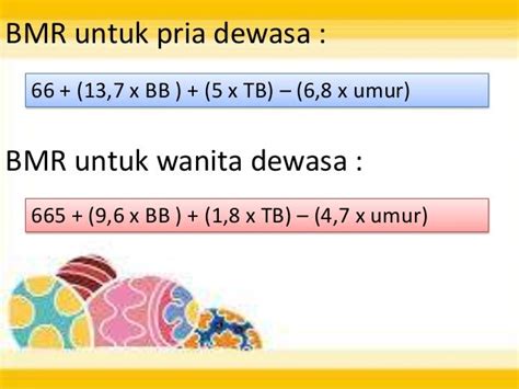 Menu Sehat Bmr Bmi