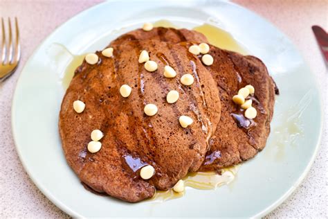 Double Choc Chip Pancakes · How To Cook A Pancake · Recipes on Cut Out ...