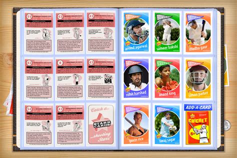 Custom Cricket Cards - Retro 60™ Series Starr Cards