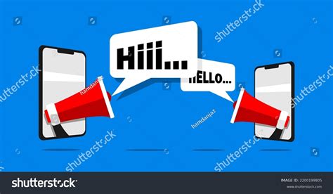 Hi Hello Banner Speech Bubble Poster Stock Vector (Royalty Free ...