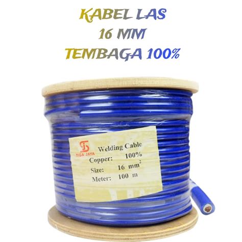 Jual KABEL LAS TEMBAGA 16 MM KABEL TRAVO LAS 16MM ECERAN PER METER