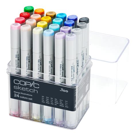 Departments - Copic Sketch Alcohol Ink Marker 24 Set Manga Illustration