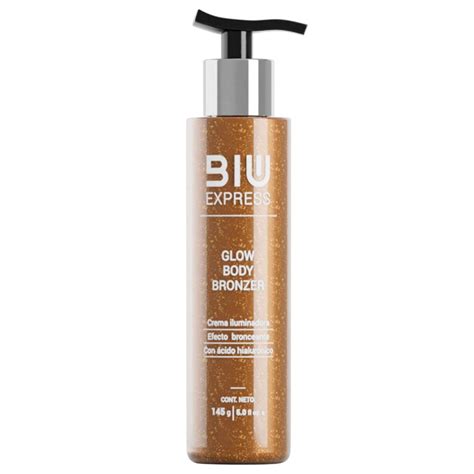 Biu Natural Express Glow Body Bronzer Iluminadora Efecto Bronceante X