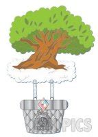 PP174903 WDW Tree Of Life Up Up And Away Hot Air Balloons Set Celebrating 25 Years Of