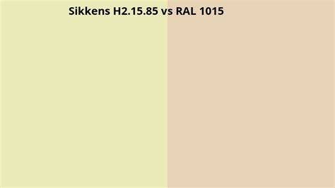 Sikkens H2 15 85 Omzetten Naar RAL 1015 RAL Kleuren