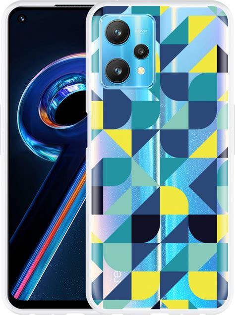 Realme Pro Hoesje Modern Blauw Designed By Cazy Bol