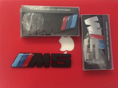 BMW M5 Emblem (Black & Chrome) | Bavworks Accessories