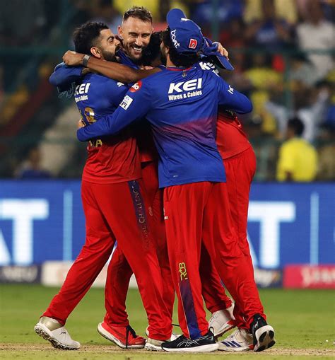 IPL PIX Spirited RCB Knock Out CSK Qualify For Play Offs Rediff