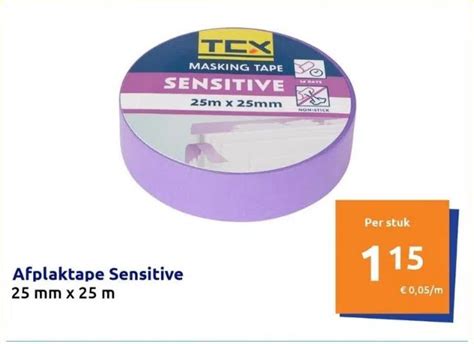 Afplaktape Sensitive Aanbieding Bij Action