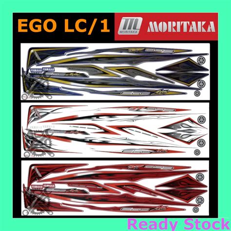 EGO LC Model 1 Yamaha Sticker Body Stripe Moritaka Strike Motor Ego LC