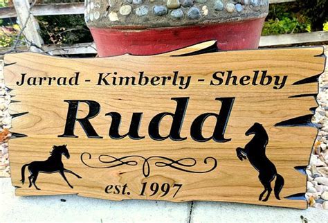 Custom Wood Signs Personalized Wood Signs Outdoor Wall - Etsy | Custom ...