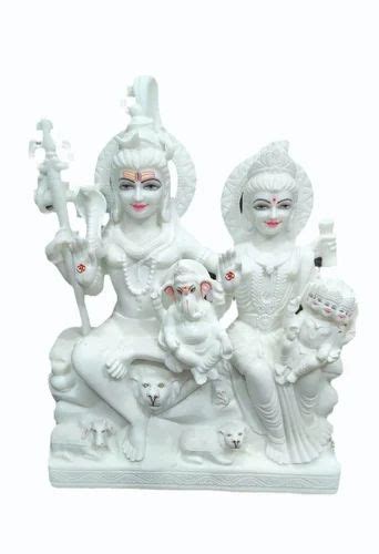 White Marble Shiv Parivar Statue Temple At Rs In Alwar Id