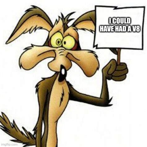 Wile E. Coyote with sign Memes - Imgflip