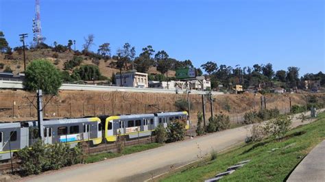 Los Angeles, California: Los Angeles Metro Rail Train Stock Footage ...