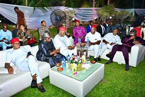 Ifeanyi Ubah Ekwunife Ngige Rochas Peter Obi Celebrates Chidolue