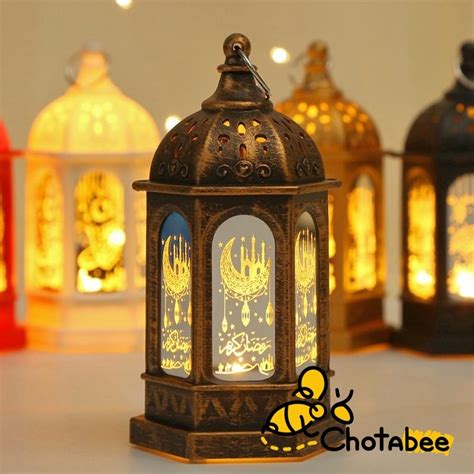 Jual Lampu Lilin Lentera Led Baterai Motif Kubah Masjid Ramadan Idul