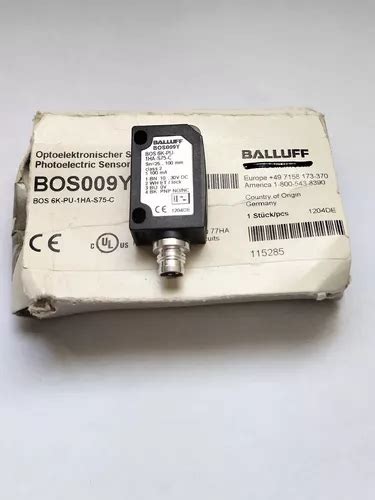 Balluff Bos009y Bos 6k pu 1ha s75 c Sensor Fotoeléctrico Envío gratis