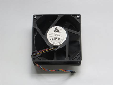 DELTA AFC1512DG DG168 12V 1.8A 4wires Cooling Fan, refurbished