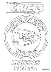 Free Printable Kansas City Chiefs Coloring Pages For Kids