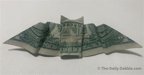 Dollar Bill Origami Bat 10 Step Guide