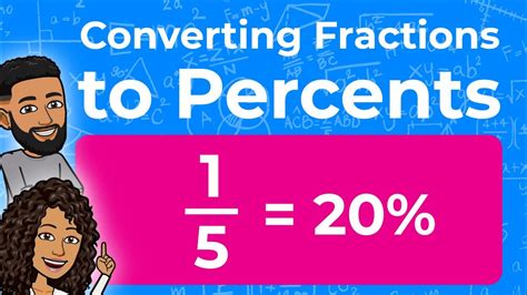 Converting Fractions To Percents Partners In Prime Youtube