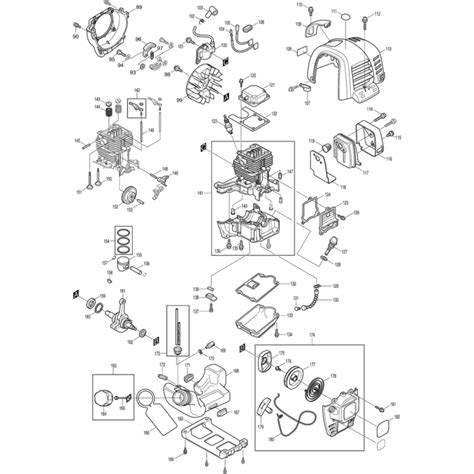 Complete Assembly for Makita EBH341U Brushcutters | L&S Engineers