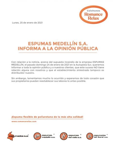 Las Llamas Acabaron Con Una Distribuidora De Espumas En Itag