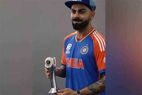 Virat Kohli receives ICC ODI Player of the Year 2023 award