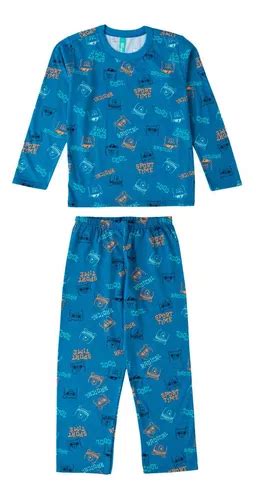 Pijama Infantil Menino Longo Malwee 1000091731 Parcelamento Sem Juros