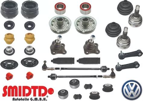 Kit Rotulas Bases Varillas Bujes Delanteros Vw Bettle 99 05 Meses Sin