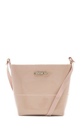 Bolsa Petite Jolie Verniz Nude Compre Agora Dafiti Brasil
