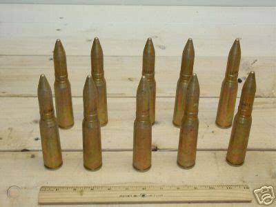 Lot of 10 inert 20mm dummy cannon shells US Military | #22559102