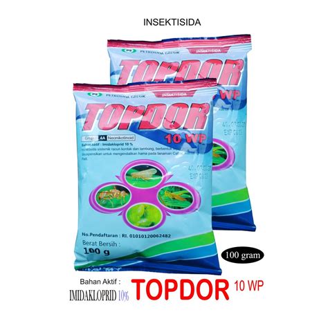 Jual Insektisida Topdor Gram Bahan Aktif Imidakloprid Shopee