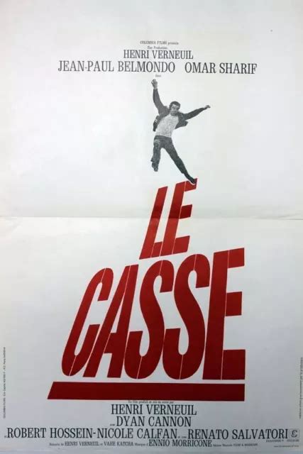 Le Casse Affiche Originale 1971 Henri Verneuil J P Belmondo O Sharif 40x60 Cm Eur 28 00