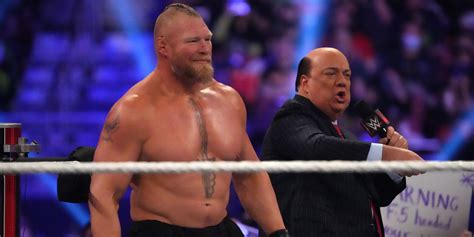 Paul Heyman Provides Update On Brock Lesnar S WWE Future