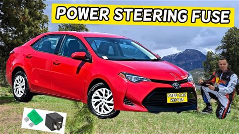 TOYOTA COROLLA ELECTRIC POWER STEERING FUSE LOCATION 2013 2014 2015