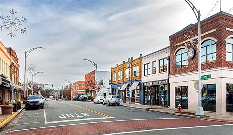 9 Most Charming Cities In North Carolina Worldatlas