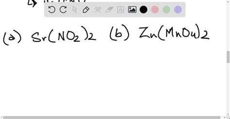 SOLVED Write The Chemical Formula For The Following Ternary Compounds