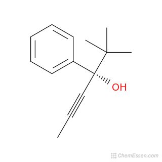 BENZENEMETHANOL A 1 1 DIMETHYLETHYL A 1 PROPYNYL Structure