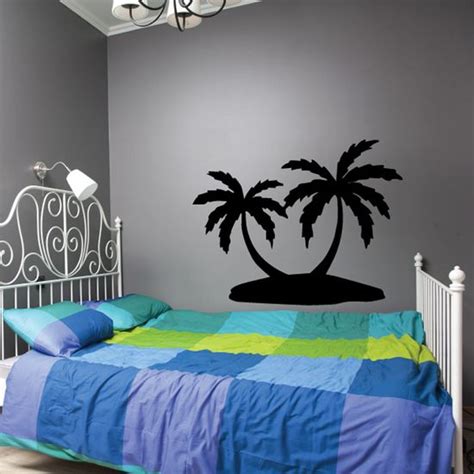 Palm Tree Island Decal