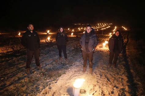 Fotos Fuego para combatir las heladas en el viñedo El Norte de Castilla