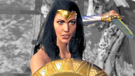 Injustice 2 Wonder Woman Movie Costume Intro Victory Super Move And Boss Battle Amazon Warrior