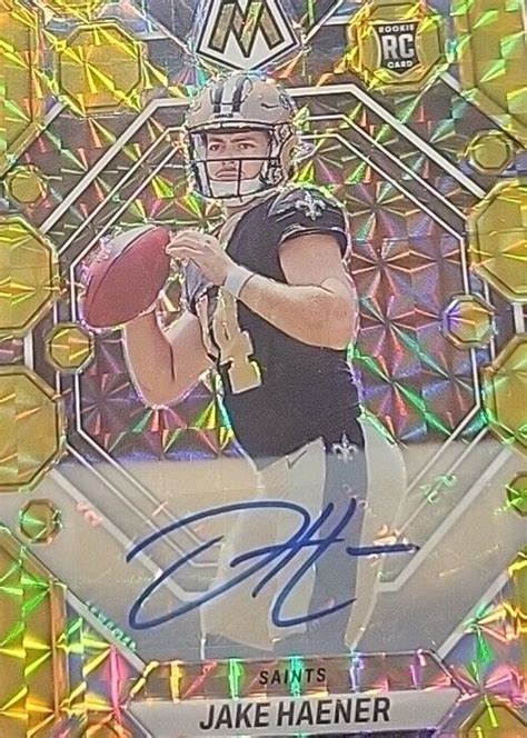 Jake Haener Mosaic Rookie Autographs Gold Psa Price