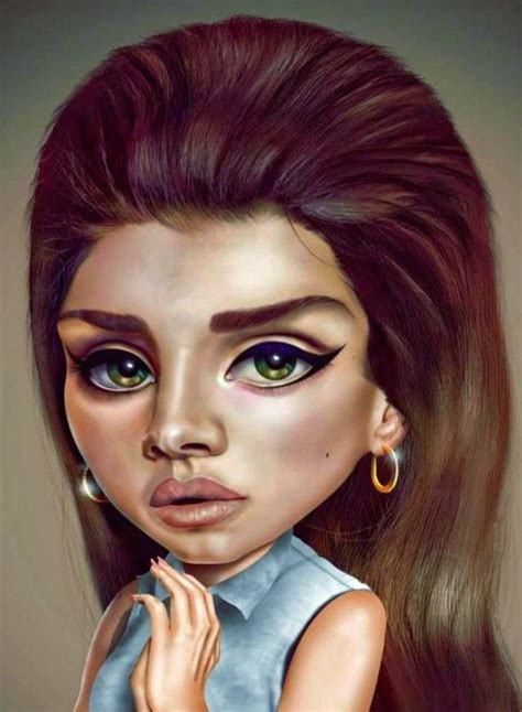 Lana Del Rey Caricature Caricature Drawing Cartoon Art