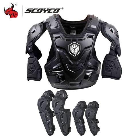 Scoyco Armadura Corporal Para Motocicleta Chaleco Protector De Pecho Y