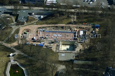 Berlin From Above Construction Site For The Modernization Renovation