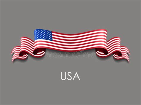 Wavy American Flag Vector Stock Illustrations 1 824 Wavy American